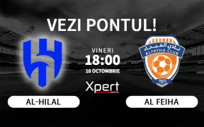 Al Hilal vs Al Feiha Ponturi Arabia Saudita 18.10.24