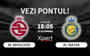Al Kholood vs Al Nassr Ponturi Arabia Saudita 25.10.24