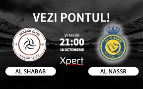 Al Shabab vs Al Nassr Ponturi Arabia Saudita 18.10.24