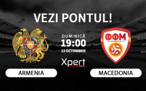 Armenia vs Macedonia Ponturi Nations League 13.10.24