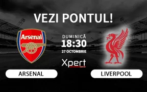 Arsenal vs Liverpool Ponturi Premier League 27.10.24