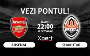 Arsenal vs Shakhtar Ponturi Champions League 22.10.24