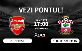 Arsenal vs Southampton Ponturi Premier League 05.10.24