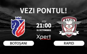 Botosani vs Rapid Ponturi Cupa Romaniei 31.10.24