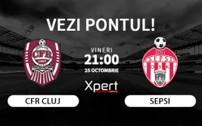 CFR Cluj vs Sepsi Ponturi Superliga 25.10.24
