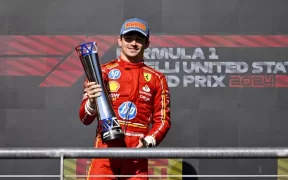 Victorie Surprinzătoare pentru Leclerc în Marele Premiu al SUA: Ferrari Domină Podiumul!