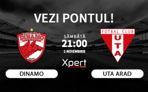 Dinamo vs UTA Arad Ponturi SuperLiga 02.11.24