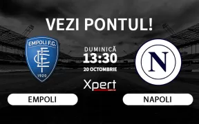 Empoli vs Napoli Ponturi Serie A 20.10.2024
