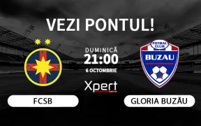FCSB vs Gloria Buzau Ponturi Superliga 06.10.24