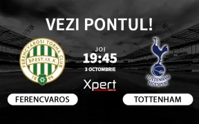 Ferencvaros vs Tottenham Ponturi Europa League 03.10.2024