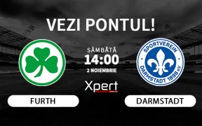 Furth vs Darmstadt Ponturi Bundesliga 2 02.11.24
