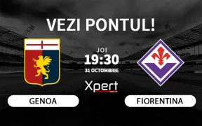 Genoa vs Fiorentina Ponturi Serie A 31.10.2024