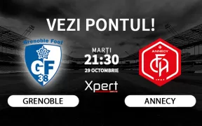 Grenoble vs Annecy Ponturi Ligue 2 29.10.24