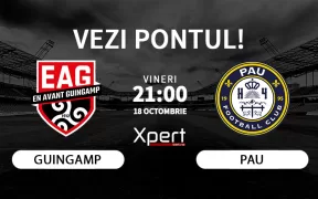 Guingamp vs Pau Ponturi Ligue 2 18.10.24