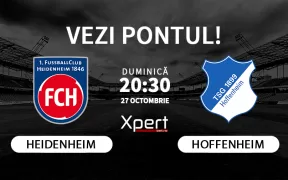 Heidenheim vs Hoffenheim Ponturi Bundesliga 27.10.24