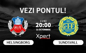 Helsingborg vs Sundsvall Ponturi Suedia 21.10.24