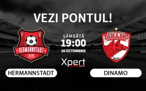 Hermannstadt vs Dinamo Ponturi Superliga 26.10.24