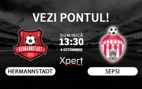Hermannstadt vs Sepsi Ponturi Superliga 06.10.24