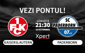 Kaiserslautern vs Paderborn Ponturi Bundesliga 2 19.10.24