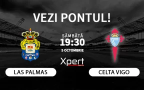 Las Palmas vs Celta Vigo Ponturi LaLiga 05.10.24