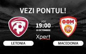 Letonia vs Macedonia Ponturi Nations League 10.10.24