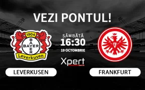 Leverkusen vs Frankfurt Ponturi Bundesliga 19.10.24