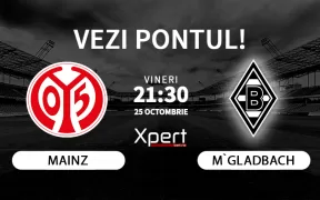 Mainz vs Monchengladbach Ponturi Bundesliga 25.10.24