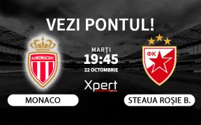 Monaco vs Steaua Rosie Ponturi Champions League 22.10.24