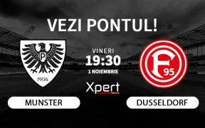 Munster vs Dusseldorf Ponturi Bundesliga 2 01.11.24