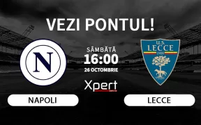 Napoli vs Lecce Ponturi Serie A 26.10.2024
