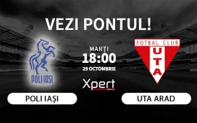 Poli Iasi vs UTA Arad Ponturi Cupa Romaniei 29.10.24