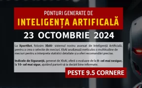 Ponturi Inteligenta Artificiala Peste 9.5 Cornere 23.10.2024