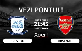 Preston vs Arsenal Ponturi EFL Cup 30.10.24
