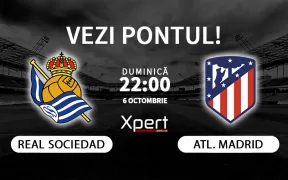 Real Sociedad vs Atletico Madrid Ponturi La Liga 06.10.2024