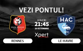 Rennes vs Le Havre Ponturi Ligue 1 25.10.2024