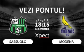 Sassuolo vs Modena Ponturi Serie B 26.10.24