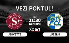 Servette vs Luzern Ponturi Elvetia 31.10.24