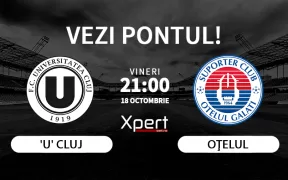 U Cluj vs Otelul Ponturi Superliga 18.10.24