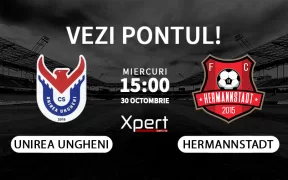 Unirea Ungheni vs Hermannstadt Ponturi Cupa Romaniei 30.10.24