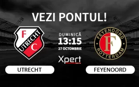 Utrecht vs Feyenoord Ponturi Olanda 27.10.24