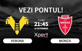 Verona vs Monza Ponturi Serie A 21.10.2024
