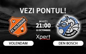Volendam vs Den Bosch Ponturi Olanda 22.10.24