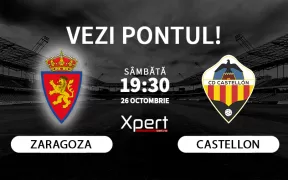 Zaragoza vs Castellon Ponturi LaLiga 2 26.10.24