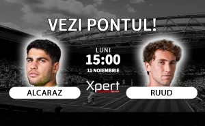 Alcaraz vs Ruud Ponturi Turneul Campionilor 11.11.2024