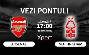 Arsenal vs Nottingham Ponturi Premier League 23.11.24