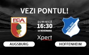 Augsburg vs Hoffenheim Ponturi Bundesliga 10.11.24