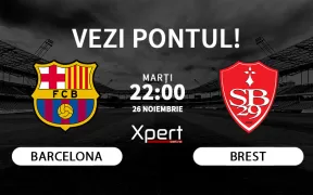 Barcelona vs Brest Ponturi Champions League 26.11.2024