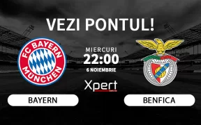Bayern Munchen vs Benfica Ponturi Champions League 06.11.2024