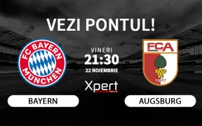 Bayern vs Augsburg Ponturi Bundesliga 22.11.24