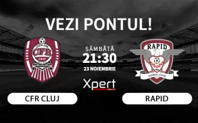 CFR Cluj vs Rapid Ponturi Superliga 23.11.24